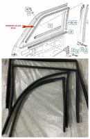 【LZ】◈☑▩  Guiador de janela de vidro para vw passat tira de vidro e vedação para painel de janela para painéis volkswagen passat artificiais 1981 a 1988