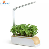 LumiParty Hydroponic Growing System Planter Kit Adjustable Led Grow Lights Intelligent Garden Herb Home Indoor Flower Germination Tool สี: US Plug【คลังสินค้าพร้อม】