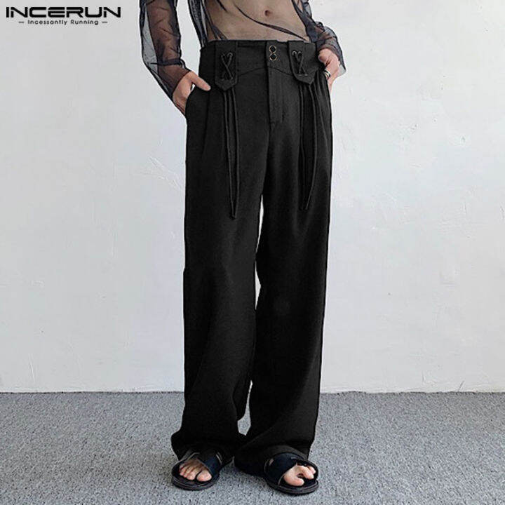 incerun-mens-hippy-sporty-กางเกงลำลองหลวม-chino-เอวสูงตรงกางเกงขายาวสีล้วน-สไตล์เกาหลี