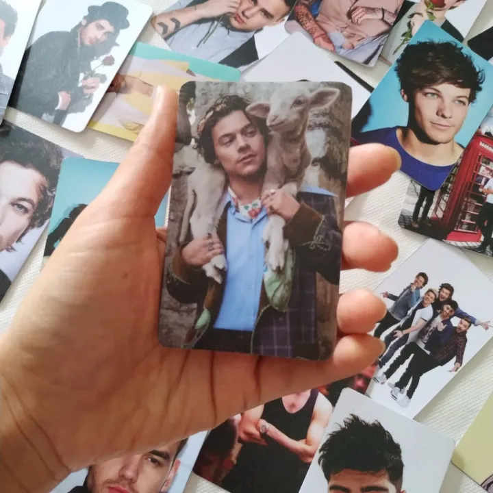 25Pcs 6x9cm Thick Art Paper One Direction Photocard Waterproof
