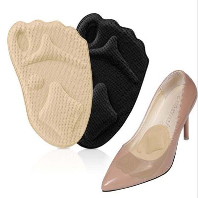 4D  Sole High Heel Foot Cushions Forefoot Anti-Slip Insole Breathable Shoes Women Protection Foot Pad Soft Insert Foot Care Shoes Accessories