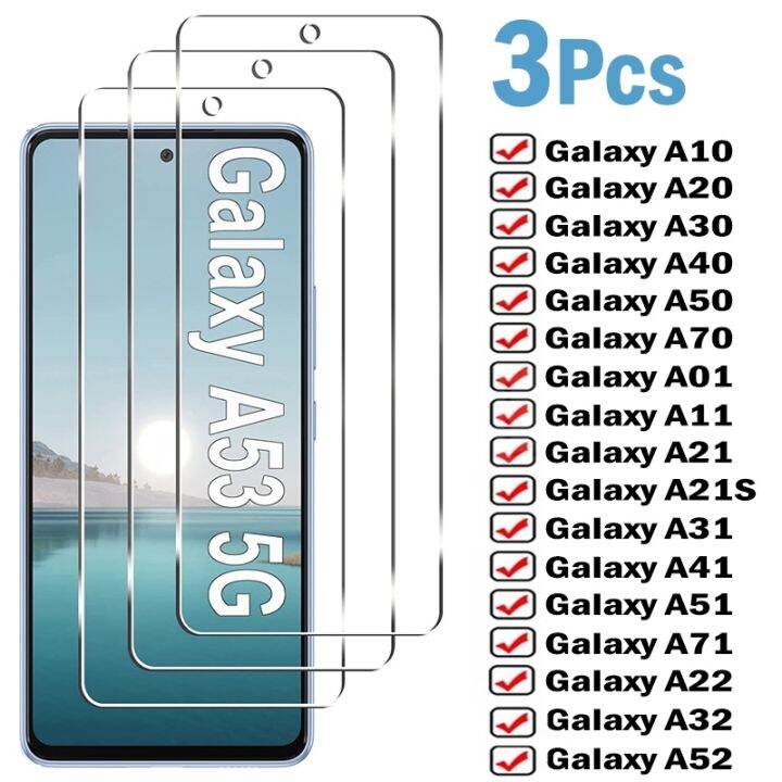 อุปกรณ์ป้องกันหน้าจอ-a70-a20e-a50-samsung-galaxy-กระจกนิรภัยสำหรับ-a10s-a40ป้องกันหน้าจอ-a21-a71-a51-a41-a32-a52