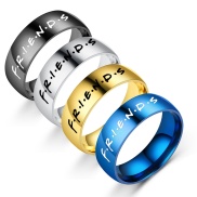 Stainless Steel Finger Rings Accessories Friends Tv Show Accessories