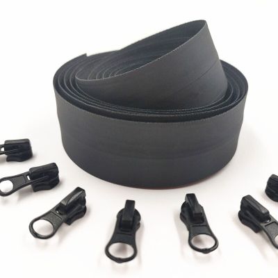 5/10/20 Meters 3# Lnvisible Self-Locking Waterproof Zipper  Open End Zipper For Pillow  Luggage Door Hardware Locks Fabric Material