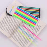 Color Stickers Transparent Fluorescent Tabs Flags Note Stationery Children Gifts School Office Supplies