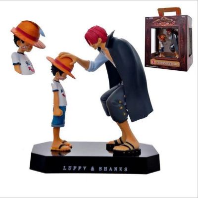 ZZOOI 18cm One Piece Luffy Shunks PVC Action Figures Toy 180mm One Piece Anime Monkey D Luffy Figurine Toys Doll
