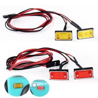 LED Yellow Red Side Lamp Position Lights for 1/14 Tamiya RC Truck Trailer Tipper Scania 770S MAN Benz Actros 3363 Volvo Car Diy