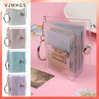 VJMHGS 1PC เครื่องเขียนใบเสร็จรับเงิน เครื่องประดับ พวงกุญแจ แบบพกพา สำหรับการ์ดรูปถ่าย ที่ใส่รูปถ่าย Mini Photo Albums 2 นิ้ว