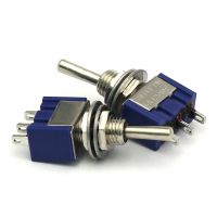 【hot】✆ 5Pcs Toggle ON-OFF/ON-OFF-ON 3/6 2/3 Position Latching MTS-102 103 202 125V/6A 250V/3A