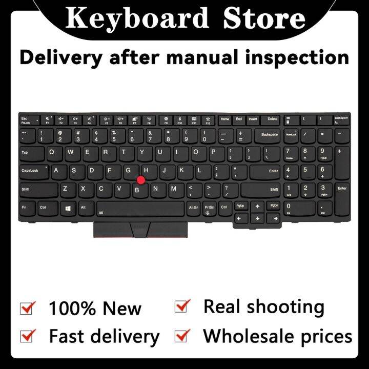 Lenovo Thinkpad E580 E585 E590 E595 T590 L580 L590 P52 P53 P72 P73 Laptop Keyboard Us Lazada Ph 4576