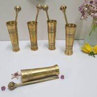 Brass Byfa B1011 ตะบันหัวกระพรวน ลายแบบโบราณ งานบ้านปะอาว 15 ซม