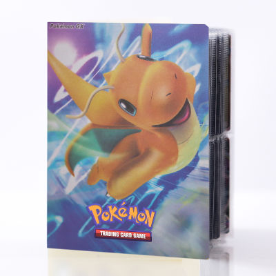 4 Pocket Album Pokemon 240 Card Book Anime Pokemon List Pikachu Playing Game Collection Map Holder Folder Binder Kids Toys Gift