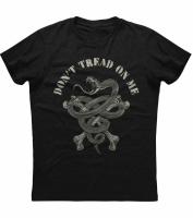 DonT Tread On Me, Snake Crossed Bone Patriotic T Shirt 100% Cotton O Neck Summer Short Sleeve Casual Mens T Shirt Size S 3Xl| | - Aliexpress