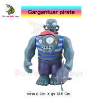 Gargantuar pirate โมเดลBossถือฉลาม ซอมบี้ยอดฮิต plants vs Zombies ของเล่นสะสม โมเดลสะสม ฟิกเกอร์ซอมบี้ zombiesplant พืชปะทะซอมบี้ การ์ตูนซอมบี้ โมเดลของเล่น