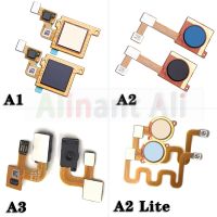 ปุ่มโฮมดั้งเดิมกลับ Touch ID Scanner ลายนิ้วมือ เซนเซอร์ Flex Cable Ribbon สําหรับ Xiaomi Mi A1 A2 A3 Lite Pro Plus