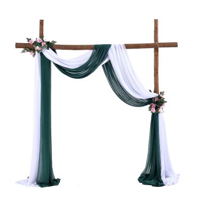 【CC】 1PCS Wedding Tulle Arch Drape Sheer Draping Curtain for Backdrop