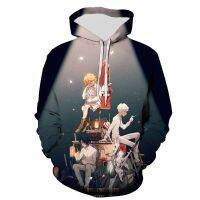 New The Promise Neverland Sweatshirts Men Women Children Hoodies 3D Printed Streetwear Pullover Long Sleeve Boy Girl Kids Tops