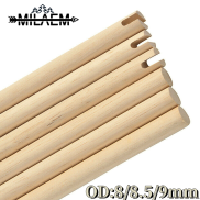 COD Mũi Tên Bằng Gỗ 8Mm 8.5Mm 9Mm Indonesia Gỗ Trắng Thủ Công Tự Làm 80CM