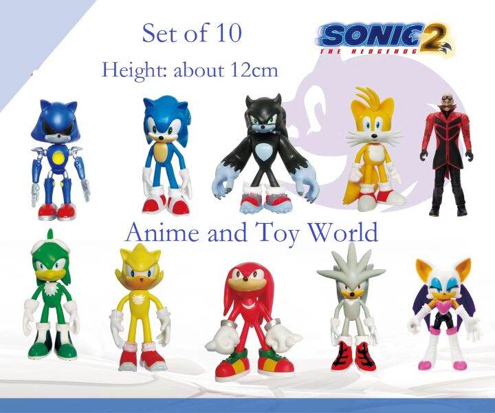 Sonic The Hedgehog 6 Super Sonic Vinyl Figure