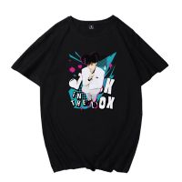 【New】KPOP BTS ผ้าฝ้ายเสื้อยืด J-HOPE อัลบั้ม Jack In The Box เดียวกันแขนสั้น TOP ผู้ชายผู้หญิงขนาดพิเศษสไตล์เกาหลีแฟชั่นหลวมรอบคอครึ่งแขนฤดูร้อนสบายๆเสื้อ TEE