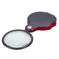 ‘；。、】= Portable Handheld Magnifier 8X Leather Magnifier Loupe Pocket Magnifying Glass Reading Monocle Jewelry Loupe Gift Glasses Lupe