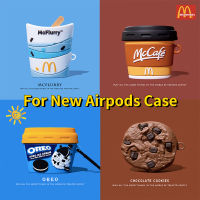 3D Biscuit Ice Cream Coffee Silicone Case for Apple New Airpods 3（2021） Case Bluetooth Earphone Protective Cover for Airpods Pro 2 1