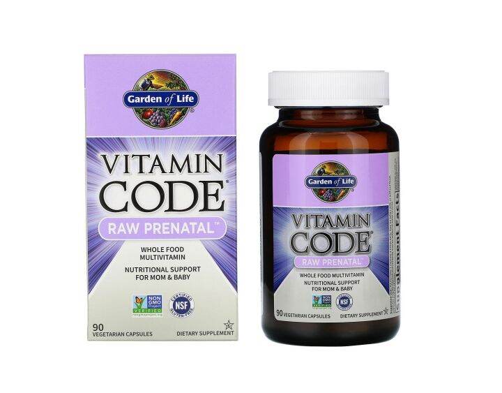 [PREORDER] VITAMIN CODE RAW PRENATAL 90 VEGETARIAN CAPSULES BY GARDEN OF LIFE PREGNANT MOM