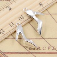 【CC】☋  10pcs Charms Heels high-heeled Shoes 29x17mm Tibetan Color Pendants Antique Jewelry Making