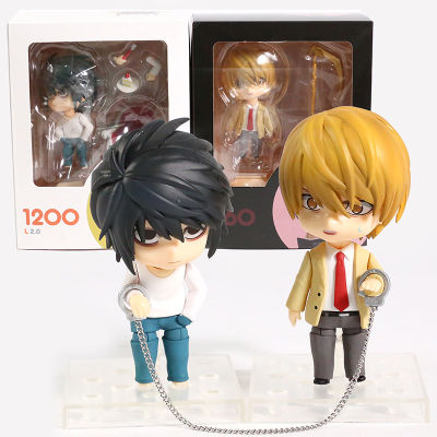 10cm Death Note Anime Figurine L 2.0 1200 Light Yagami 2.0 1160 Pvc Anime Figures Action Figure Collectible Model Toy Movie