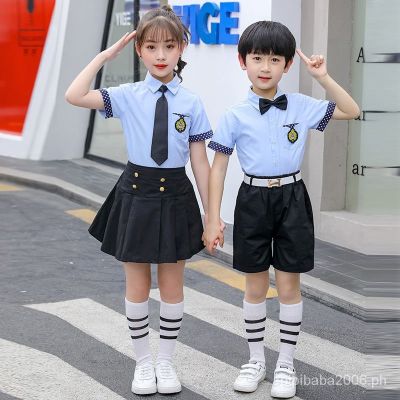 ┇ 【COD Ready Stock】Baby Clothes for Girl Costume set dresses Ready-Made Stock ChildrenS Clothing Girls Childrens Chorus Costume Primary and Secondary School Students Choir School Uniform Boys and Girls Recitation Performance Costume Business Attire
