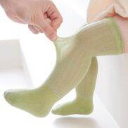 GGW Đồ Dệt Kim Trẻ Em Bé Gái Tất Đùi Bằng Cotton Mềm Mại Mùa Xuân Tất Dài