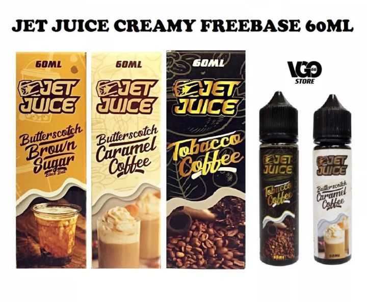 Jet Juice Freebase 60ML Butterscotch Caramel Coffee / TBC Coffee ...