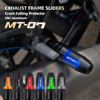 ☎ FOR YAMAHA MT07 MT-07 2014 2015 2016 2017 2018 2019 2020 2021 CNC accessories Exhaust Frame Sliders Crash Pads Falling Protector
