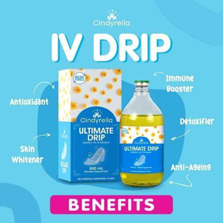 Original Ultimate Drip 500ml for Healthier, Younger, Anti Aging, Brightening, Whitening Pinkish