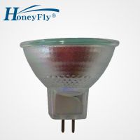 【⊕Good quality⊕】 fengcuirong Honeyfly โคมไฟฮาโลเจน3ชิ้นหรี่แสงได้50W 110V/220V Jcdr 2700-3000K แก้วใสรูปแก้วรูปหลอดไฟโคมไฟตกแต่งในร่ม