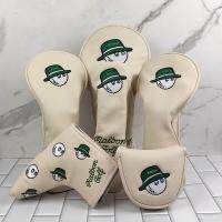 Exported to Japan and South Korea malbon fisherman golf cap set No. 1 wood set club head protective cover beige J.LINDEBERG DESCENTE PEARLY GATES ANEW FootJoyˉ MALBON Uniqlo