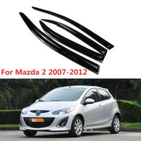 สำหรับ Mazda 2 2007 2008 2009 2010 2011 2012ดีเฟล็คเตอร์ครอบกระจกรถยนต์ซีดานแฮชแบ็คบังแดดกันสาดที่กำบัง