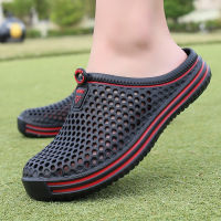 Summer Women and Men Slippers Hollow breathable Slides Beach Causal Shoes Couple Slippers Casual Slip-on Flats Sandals lady 2021