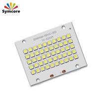 อุปกรณ์โคมไฟทำเล็บชิปหลอดไฟ LED SMD5054สำหรับไฟสนามกลางแจ้ง,20W 30W 50W 100W 150W บอร์ด PCB DIY สีขาวอบอุ่น