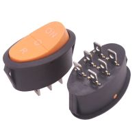 1 Pcs / Lot 6 Pins Orange Power Switch Rocker Switch 40*22*27mm 16A 250V 20A 125V AC Wholesale Various Models Of Switches Electrical Circuitry  Parts