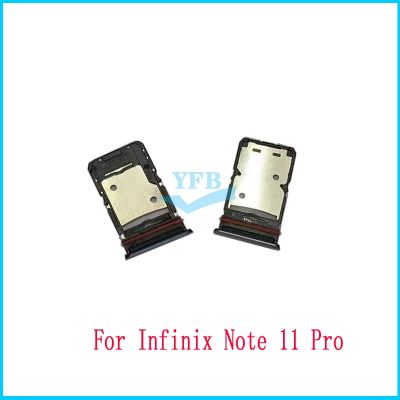 For Infinix Note 11 Pro X697 Zero X Pro X6811 Note 11s X698 Sim Card Tray Reader Holder Adapter Repair Spare Parts
