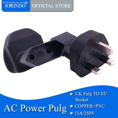 ◈☂ JORINDO UK TO EUUK Plug-European Travel AC Power Adapter Wire Cord Connector Converter Male To Female Socket Conversion Plug