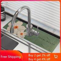 【DT】hot！ Sink Faucet Absorbant Drain Diatom Mud Guard Catcher Countertop Protector Accessories