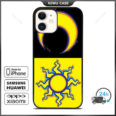 Valentino Rossi 46 Sun Moon Phone Case for iPhone 14 Pro Max / iPhone 13 Pro Max / iPhone 12 Pro Max / XS Max / Samsung Galaxy Note 10 Plus / S22 Ultra / S21 Plus Anti-fall Protective Case Cover