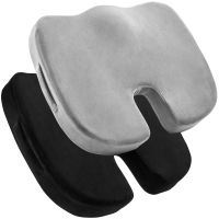 ㍿✆ Coccyx Tailbone Pain Relief Memory Foam U-shaped Seat Cushion Car Office Chair for Long Sitting