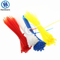 100Pcs/Bag 2.5mm*150mm Multi Color Self-locking Cable Ties Silicone Cable Tie Silicone Twist Tie Cable Management