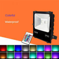 Led Floodlight Outdoor Lighting Led RGB Automatically Variable Light Tree Light Waterproof Led Lamp Spotlight Landscape Lighting