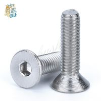 【✆New✆】 chenyoufang 50-100Pcs Din7991 M2 M2.5 M3 M4 M5 M6 304สแตนเลสหกเหลี่ยม Countersunk สกรูแบนหัวสกรู Bolt