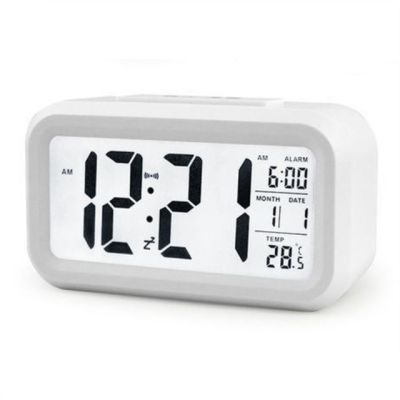 【Worth-Buy】 นาฬิกานาฬิกาปลุกดิจิตอลนาฬิกานักเรียนหน้าจอ Lcd แสงเลื่อนนาฬิกาอิเล็กทรอนิกส์ด้วยแสงไฟสำหรับบ้านสำนักงาน5สี