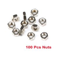 100pcs Nut Hex Head Spacing 5 7MM for D Sub VGA DB9 DB15 DB25 RS232 COM Serial Connector